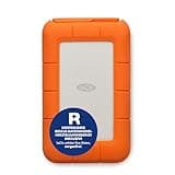 LaCie Rugged USB-C, 5TB, Portable External Hard Drive, Drop, Shock, Dust, Rain Resistant, for Mac & PC (STFR5000800)