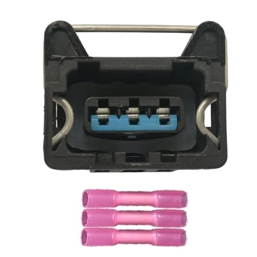 Geradepart Mass Air Flow Sensor Connector Wiring Harness Pigtail Plug S-745 1P1421 Fit for Kia Optima Fit for Sportage Rio 01-10 | Fit for Hyundai Sonata Santa Fe Tucson Tiburon 99-09, 3 Pin