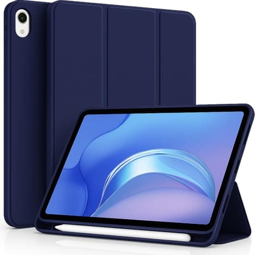 PREMIUM Anti-Impact Case Cover with Sleep Function and Stand for iPad 10 10.9" with Magnetic Cap Pencil Pen Slot (Royal Blue)