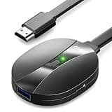 AIMIBO True 4K Wireless Display Adapter, 2026 Plug & Play 2.4G+5G@60Hz HDMI Wireless Dongle for i-Phone 17 Android Windows macOS Tablet Laptop to HDTV Monitor Projector -Support Airplay DLNA Miracast