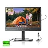 Desobry 18.5" Portable TV with Antenna, 6500mAh Built-in Power Operated TV, 12 Volt Small TV Support HDMI/AV/USB/Headphone Jack Input,Portable T V for Camping, RV, Patio, Kitchen, Indoor, Outdoor