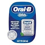 Oral-B Glide Pro-Health Deep Clean Cool Mint Flavor Floss 40 M (Pack of 6)