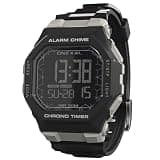 CNEXAL Men's Digital Sports Watch 18 Month Battery Water Resistant