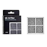 LG 6 Month (LT120F) Replacement Refrigerator Air Filter, 1 Count (Pack of 1), White