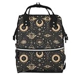 Pioyoku Mysterious Symbols (3) Print Diaper Bag Backpack -Multifunction Travel Baby Diaper Bag,Baby Bags For Girls Boys