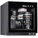 Camera Dry Cabinet, Dry Cabinet Dehumidifier for Camera Lens, Electronic Dry Box with Humidity Control & LED Light (15L)