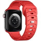 Wepro Sport Bands for Apple Watch Bands for men 45mm Series 11 10 46mm SE 44mm 42mm for Apple Watch Ultra Band Ultra 3 2 49mm, Soft Silicone Waterproof Workout Strap for iWatch 9 8 7 6 5 4 3 2 Black