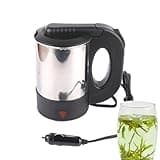 Car Kettle - 12V/24V Truck Electrcic Water Heater, Heated Water Cup with Auto Shut Off | Portable Car Coffee Mug for Travel