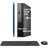 Dell Pro Micro (Next Gen OptiPlex 7020 7000 MFF), Intel 14-Core i5-14500T (> i7-1370P), 32GB DDR5 RAM, 1TB SSD, QCM1250 Mini Tiny Business Desktop, Wi-Fi 6E, Ethernet, DisplayPort, HDMI, Win 11 Pro