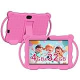 Nyxolaria Kids Tablet 7 inch for Children,32GB ROM Toddler Learning Tablet with Protective Case,Pre-Installed Educational Apps, Parental Control,Gift for Boys and Girls (Pink)