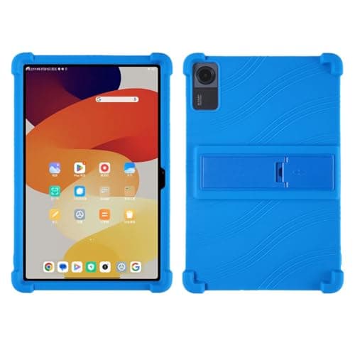 BMPNLSZ TPU Cover for onn 12.1 Tablet Pro 2024, Black Flexible Silicone Slim fit Soft Shell Cute Back Case Bumper Rubber Protective Case (12,1") - Blue