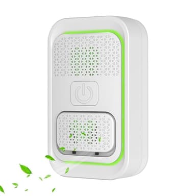 Negative Ion Air Purifier | Portable Dust Odor Eliminator | Plug In Air Ionizer | For Pet Smell Indoor Bedroom Bathroom Desktop Small Space Dorm Kitchen Basement