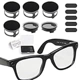 NexusOrbit Smart Glasses Protective Accessories Kit, Scratch Resistant Light Blocking Covers for Rayban Meta Glasses, Anti Glare Camera Lens Cover