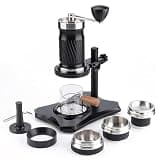 Manual Espresso Machine Set, 9-12Bar Pressure, 100ml Water Tank, No Power Needed, Portable Coffee Maker for Camping, Travel, Outdoor Cappuccino & Latte