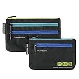 Travelon World Travel Essentials Set Of 2 Currency and Passport Organizers