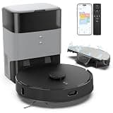 T20+ Robot Vacuum and Mop Combo Self-Emptying, 6,000Pa Suction Robot Vacuum Cleaner, 75-Day Hands-Free, Home Mapping, APP/Remote Control, 180Mins, Robotic Vacuum for Pet Hair, Carpet, Hard Floor