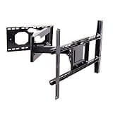 Heavy-Duty Dual-arm TV Stand for Various TV Sizes, Wall-Mounted Telescopic Swivel Universal Bracket, Hidden Beam Line
