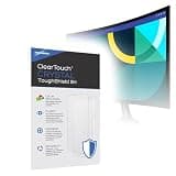 BoxWave Screen Protector Compatible With Samsung Monitor S36GD (24 in) - ClearTouch Crystal ToughShield 9H (2-Pack), Clear 9H Tough Flexible Film Screen Protector