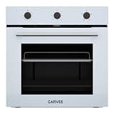 Garvee 24 Inch Single Wall Oven, 2.5 Cu.ft. Built-in Electric Oven with 4 Cooking Functions, 2000W Power, Mechanical Knob Control, Low-e Glass Door, Cooling Fan, Easy Clean Enamel Interior, White