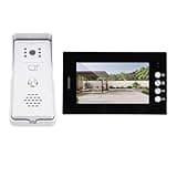 Diyeeni Wired Video Doorbell Intercom System, 7 Inch Color Screen for Smart Home Villa Apartment, with 120 Wide Angle Camera and Infrared Night (US Plug)