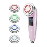 Face Massager Electric Face Lifting 4 in 1 Facial Massager Anti Aging Skin Tightening Firming Skin Care Tools (Pink2)
