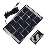 Portable Solar Charger - 30W 5V Sun Powered Electronic Accessories, Solar Panel, Outdoor USB Battery Charger Panels | for Phones Lantern Fan Power Outage Tent Hiking Camping Travel Car Fishing