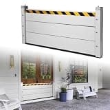 Reusable Baffle Flood Barrier for Outdoor Basement Garage Aluminum Detachable Diversions Board Flood Defence Panel Shield Temporary Flooding Control System