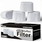 Possiave 12-Pack Charcoal Water Filters Compatible with Breville BWF100 Machines, Breville Espresso Machine Water Filter Replacement