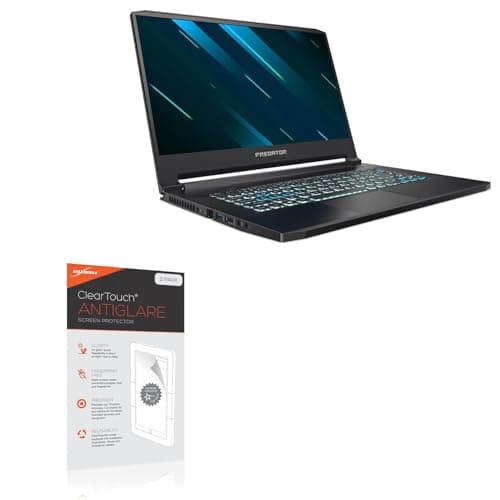 BoxWave Screen Protector Compatible with Acer Predator Triton 500 (PT515-51) - ClearTouch Anti-Glare (2-Pack), Anti-Fingerprint Matte Film Skin