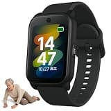 Mothdust Smart Watch Fall Alert Devices for Elderly with GPS Tracker Fall Detection HD Video Call SOS Button Waterproof IP67 Protection Medical Emergency Smartwatch for Seniors Patients