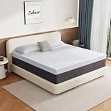 Lukace 12 Inch King Size Mattress No Fiberglass Gel Memory Foam Mattress for Back Pain, Relieve Pressure with Medium Firm Support & Motion Isolation, Certified Safe Materials, 80" L x 76" W