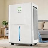 AILINKE Dehumidifier for Basement Dehumidifiers for Home 1500 sq ft, 25 Pints Dehumidifier for Bathroom with Drain Hose, Auto Humidity Control, Child Lock, Washable Filter, Timer, Continuous Draining
