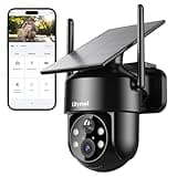 LITYMOL 2K 2.4g WiFi Security Cameras Wireless Outdoor, 360° View Solar Cameras for Home Security, Color Night Vision, Motion Detection, 2-Way Audio, Spotlight Siren Alarm, SD/Cloud Storage