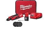Milwaukee Electric - M12TRADE BRUSHLESS Rotary Tool KIT