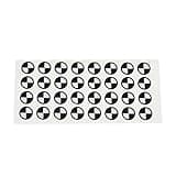 Inner 9 Outer 12mm 3D Scanner Magnetic Positioning Targets, Difffuse Reflection 3D Markers for Industrial and Consumer 3D Scanner for Complex Details(Inner 9 Outer 12mm(500))