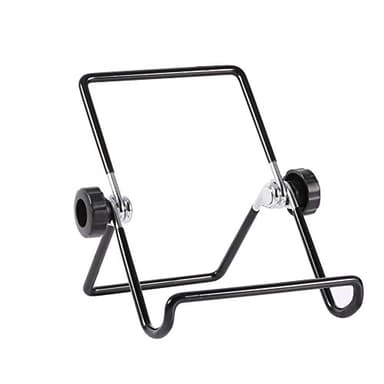 Diydeg Tablet Folding Holder, Metal Non Slip Tablet Stand Holder Adjustable Folding Stand Travel Accessories for (Small Diameter: 28mm/1.1in)