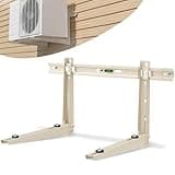 Mini Split Wall Mounting Bracket: Condenser Wall Mount Rack for 7000 9000 12000 18000 24000 30000 36000 BTU Mini Split Air Conditioner Units, Outside Split System Mount Condenser Bracket, Max 550 LBS