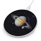 Planet Jupiter Wireless Charger Magnetic Phone Induction Charger 10w Fast Wireless Charging Station Compatible with iPhone 17 16 15 14 13 12 Pro Max Samsung Galaxy S25 S24 S23