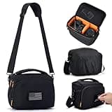 ALLCAMP Camera Sling Bag with Customizable Patch Area for DSLR & Mirrorless, Waterproof Crossbody Pack with Tripod Holder for Travel, Hiking & Outdoor Photography, Black