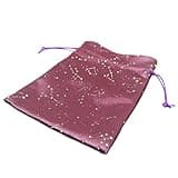 JOWAMY Small Jewelry Pouch,Portable Tarot Card Holder Star Pattern | Soft Drawstring Bag for Oracle Decks, Runes, Dice, Jewelry, Crystal, Earrings, Necklace, Perfect for Tarot Enthusiasts