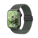 Braided Stretchy Band Compatible with Apple Watch Bands 38mm 40mm 41mm 42mm 44mm 45mm 46mm 49mm for Women Men, Adjustable Nylon Sport Loop for iWatch Series 11 10 9 8 7 6 5 4 3 2 1 SE Ultra