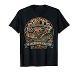 Wisconsin Dells Waterpark Capital - Vintage Retro Logo T-Shirt