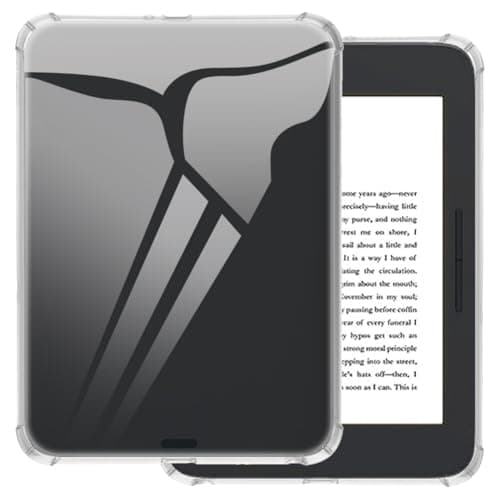 OAGELIM Case Compatible with Barnes & Noble Nook Glowlight Plus 7.8 2019 BNRV700, Lightweight Soft TPU, Anti-Scratch Ultra Slim Protective Tablet Cover, Shockproof Shell Impact Resistant(Clear)