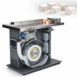 MASTLOUFUL 90 Degree Box Seal Labeler, Semi Automatic Corner Labeling Machine with PLC Touch Screen, 15-30 Pcs/Min, ±0.5 mm Accuracy for Food Cartons, Bakery Boxes and Beverage Packs Maxwidth:3cm