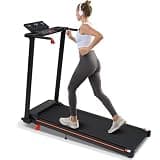 Merax Foldable Treadmill with Incline, 3.0HP Incline Treadmill for Home, 300LBS Capacity Electric Treadmills for Running, Walking Pad Treadmills with Speaker & Heart Rate Sensor, Space-Saving Design
