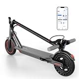 Joyhis Electric Scooter for Adults, 21 Miles Range, 350W Foldable Commuter Escooter with 19MPH Top Speed, 8.5" Solid Tires, Smart App Control, Dual Brakes