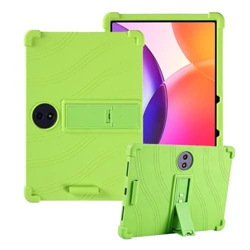 Tablet Silicone Case for TCL TAB A1 Plus 12.2-inch Tablet Android 16 9445X Soft Slim Lightweight Protective Cover with Pen Slot (Green)