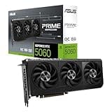 ASUS SFF-Ready Prime NVIDIA GeForce RTX 5060 8GB GDDR7 OC Edition Graphics Card (PCIe 5.0, 8GB GDDR7, HDMI/DP 2.1, 2.5-Slot, Axial-tech Fans, Dual BIOS), 3 Year Warranty