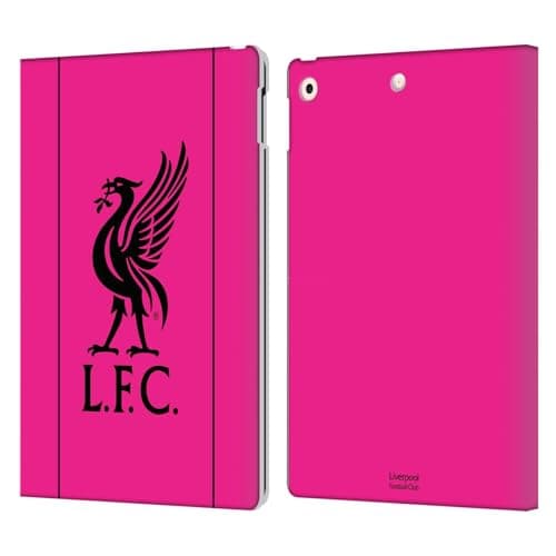 Head Case Designs Officially Licensed Liverpool Football Club Third Goalkeeper 2018/19 Kit Leather Wallet Case Compatible with Apple iPad 10.2 2019/2020/2021