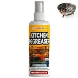 GreaseKiller BBQ Grill Cleaner Spray, Heavy Duty Grill Degreaser Spray, Fast-Acting Grease Removal, Multi-Use for Grills, Oven, Air Fryer, Home & Commercial Kitchen (1PCS)